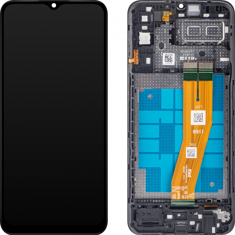 Samsung GALAXY A04E Display + Frame Nero