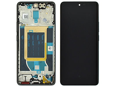 Realme 14 PRO 5G Lcd + Touch Screen + Frame + Tasti Laterali Suede Grey (ECOSTORE)