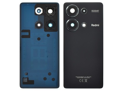 Xiaomi REDMI NOTE 13 PRO 4G Cover Batteria + Vetrino Camera + Adesivi Midnight Black (ECOSTORE)