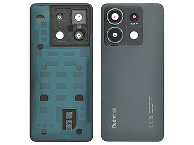 Xiaomi REDMI NOTE 13 PRO 5G Cover Batteria + Vetrino Camera + Adesivi Midnight Black