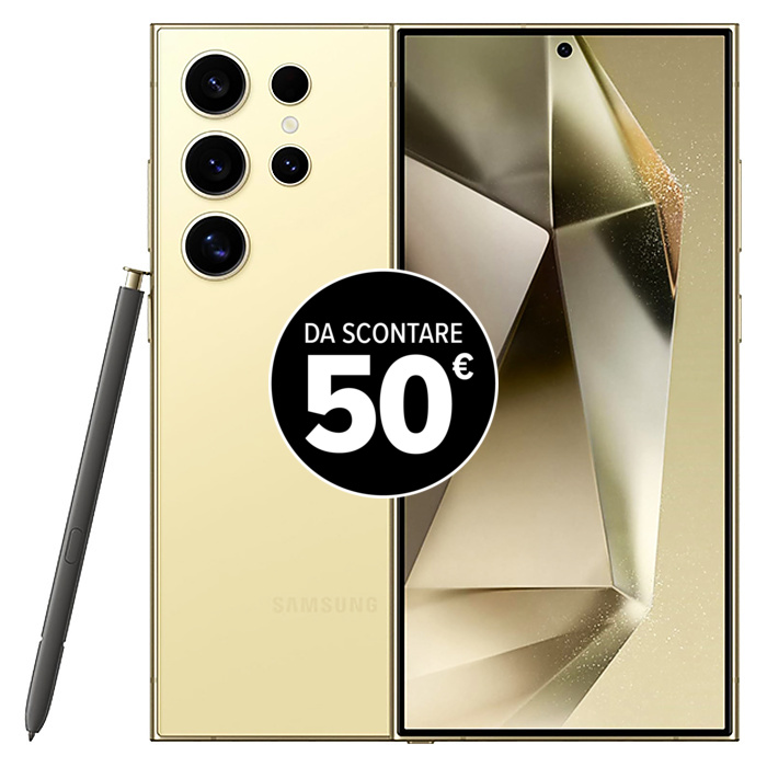 Samsung Galaxy S24 Ultra 5G (512 GB) Titanio Giallo - Grado Estetico: Ottimo - Batteria Standard