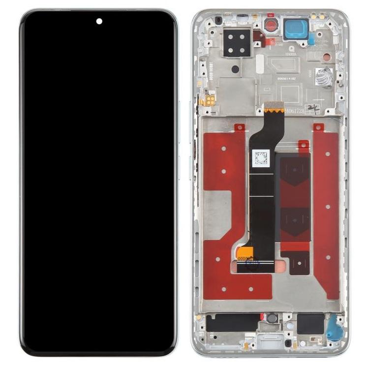 Honor 400 LITE 4G Lcd + Touch Screen + Frame + Swich Tasti Laterali Velvet Black (ECOSTORE)