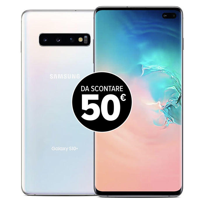 Samsung Galaxy S10 Plus (512 GB) Bianco - Grado Estetico: Ottimo - Batteria Standard