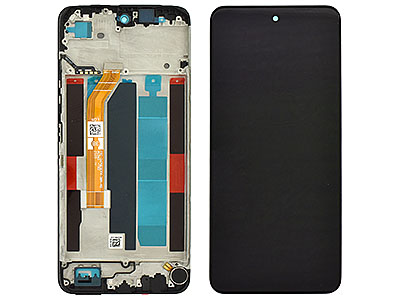 Realme REALME C71 Lcd + Touch Screen + Frame + Switch Tasti Laterali Black (ECOSTORE)