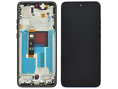 Motorola EDGE 60 NEO 5G Lcd + Touch Screen + Frame + Tasti Laterali Grisaille