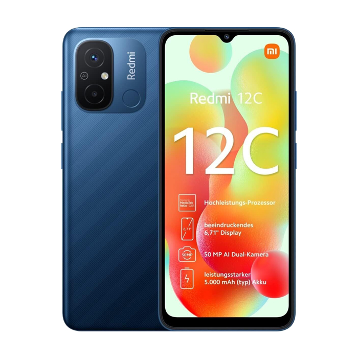 Xiaomi Redmi 12C (128 GB) Blu - Grado Estetico: Ottimo - Batteria Standard