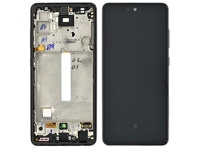 Samsung Galaxy A52 DISPLAY + FRAME BLACK-Tech Originale