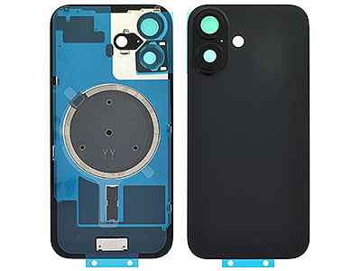 Apple IPHONE 16 Cover Batteria Magnetica + Vetrino Camera Black