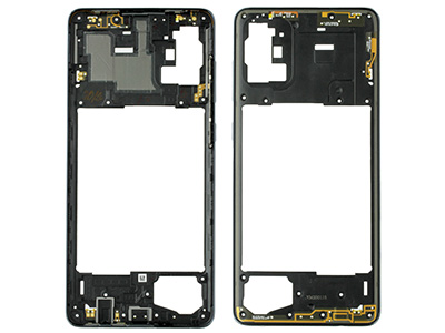 Samsung Galaxy A71 Rear Cover + Tasti Laterali Nero