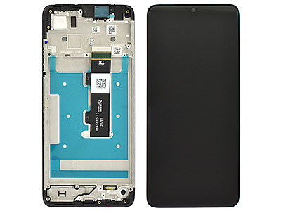 Motorola MOTO G06 Lcd + Touch Screen + Frame Black
