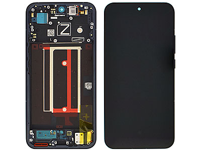 Oppo RENO 13 5G Lcd + Touch Screen + Frame + Tasti laterali Luminous Blue