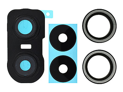 Xiaomi REDMI NOTE 13 4G Cover Camera + Vetrino + Adesivi Midnight Black