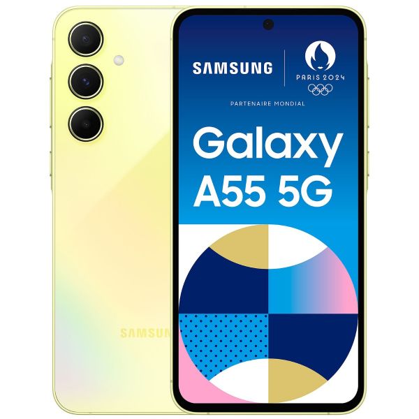 Samsung Galaxy A55 5G (128 GB) Giallo - Grado Estetico: Ottimo - Batteria Standard