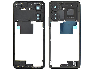 Xiaomi POCO C65 Rear Cover + Tasti Volume + Vetrino Camera + Antenna NFC Black