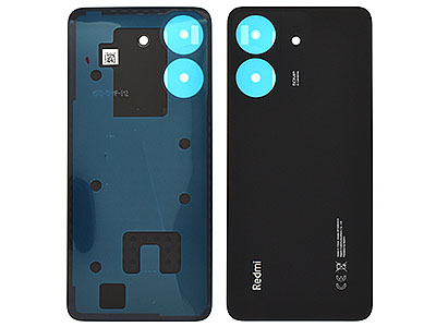 Xiaomi REDMI 13C 4G Cover Batteria + Adesivi Midnight Black (ECOSTORE)