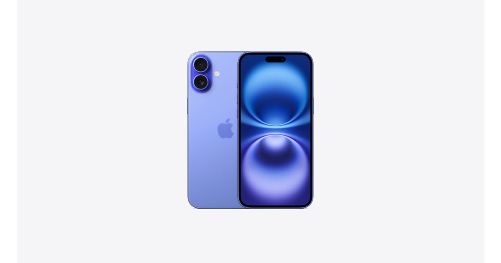 Apple iPhone 16 (256 GB) Blu - Grado Estetico: Buono Plus - Batteria Oltre 85%