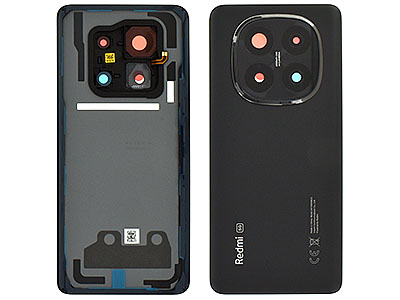 Xiaomi REDMI NOTE 14 PRO PLUS Cover Batteria + Vetrino Camera + Adesivi black (ECOSTORE)