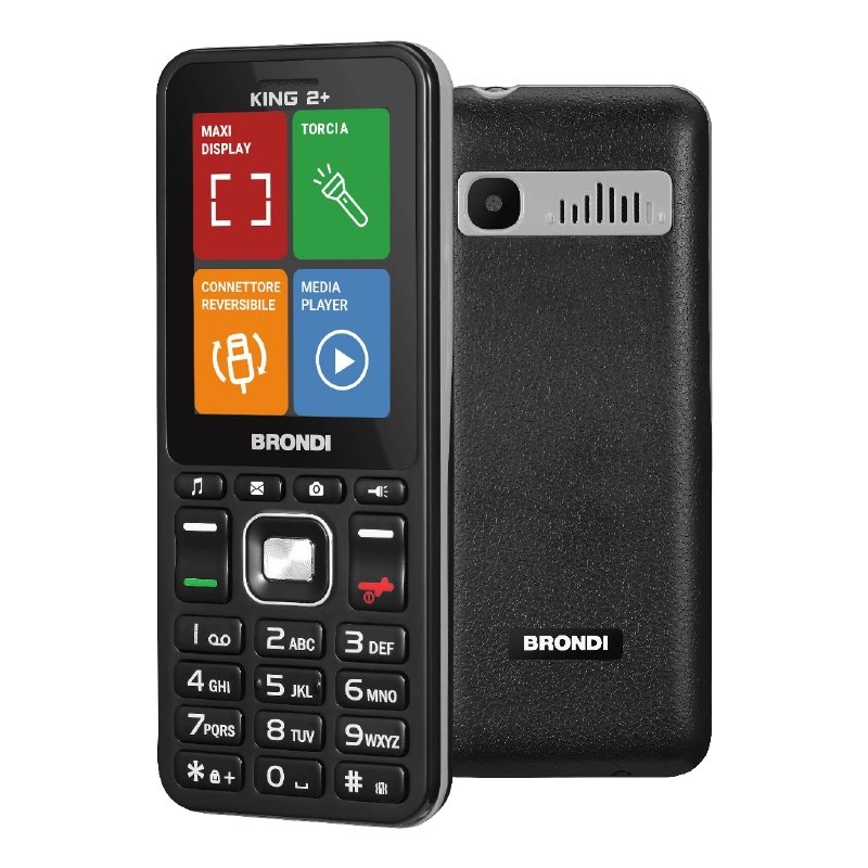 Brondi King 2+ (32 MB) Nero - Grado Estetico: Ottimo - Batteria Standard