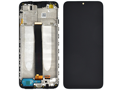 Xiaomi Redmi 9C Service Pack LCD + Touchscreen + Frame Nero 5600070C3L00 & 560001C3LV00
