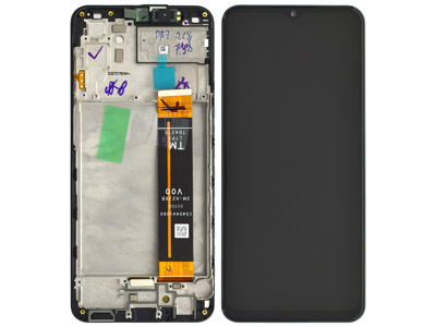 Samsung Galaxy A23 5G Service Pack LCD + Touchscreen + Frame + Swich Tasto Volume + Altoparlante - Nero GH82 - 29735A