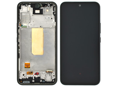 Samsung Galaxy A54 5G Service Pack LCD + Touchscreen + Frame + Tasti Laterali - Awesome Graphite GH82 - 31232A