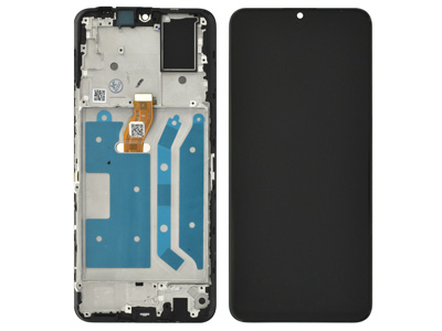 Huawei Honor X7 Service Pack LCD + Touch Screen + Frame + Batteria - Tech Compatibile Nero