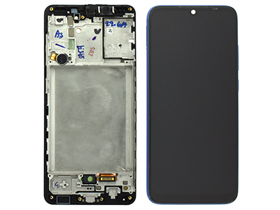 Samsung Galaxy A31 Service Pack LCD + Touchscreen + Frame + Vibrazione Nero GH82 - 22761A