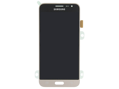 Samsung Galaxy J3 2016 LCD + Touchscreen Oro  (ECOSTORE)