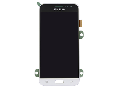 Samsung Galaxy J3 2016 - LCD + Touchscreen Bianco Originale  (ECOSTORE)