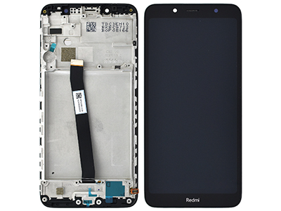 Xiaomi Redmi 7A Service Pack LCD + Touchscreen + Frame Black Nero 