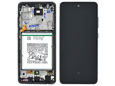 Samsung Galaxy A52 5G Service Pack LCD + Touchscreen + Frame + Batteria + Tasti Laterali - GH82 - 25229A