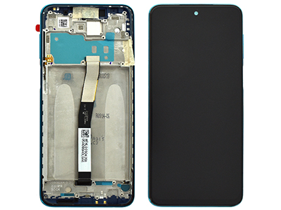 Xiaomi Redmi Note 9 S  LCD + Touchscreen + Frame + Tasto Volume - Blu (Renew) (ECOSTORE)