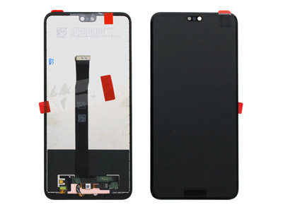 Huawei P20 - LCD+ TOUCHSCREEN + TASTO HOME NERO ORIGINALE ( ECOSTORE)