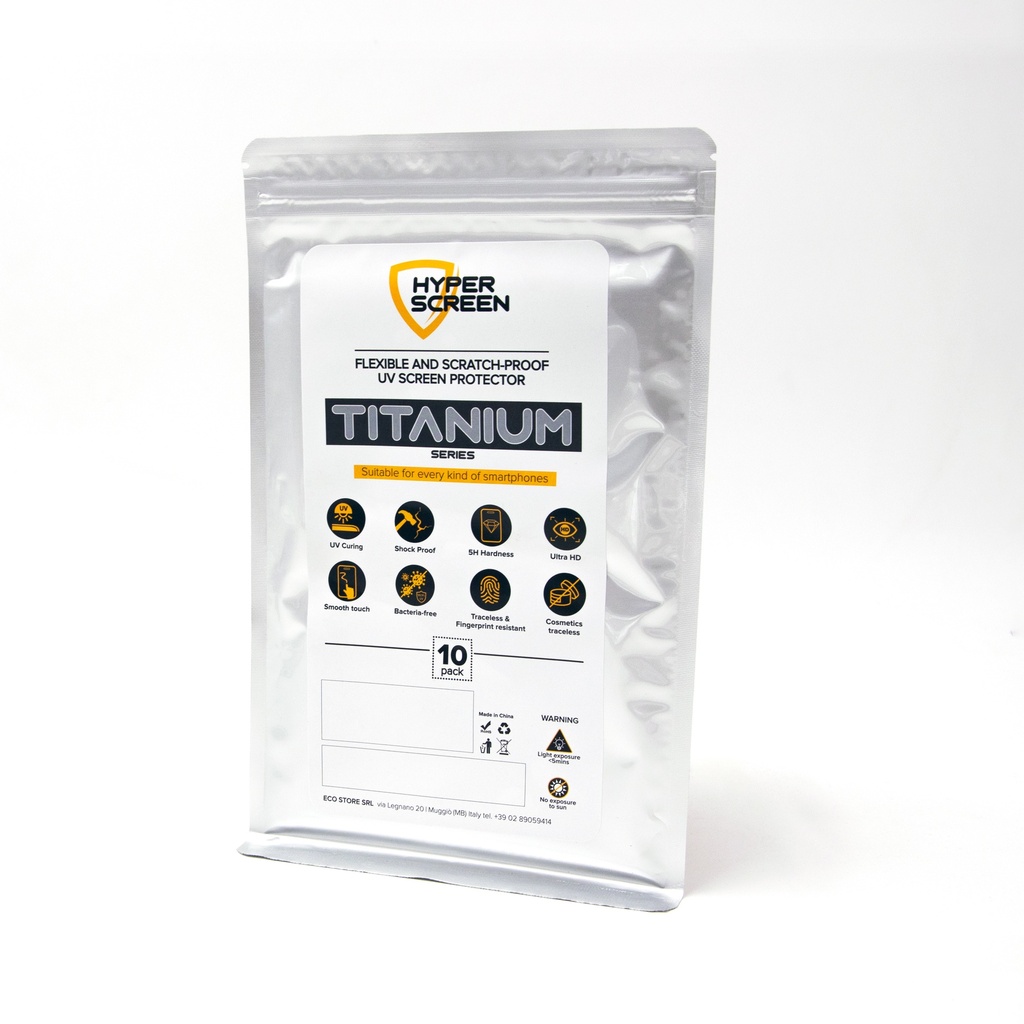 HyperScreen - Pellicola Pack 10 Titanium