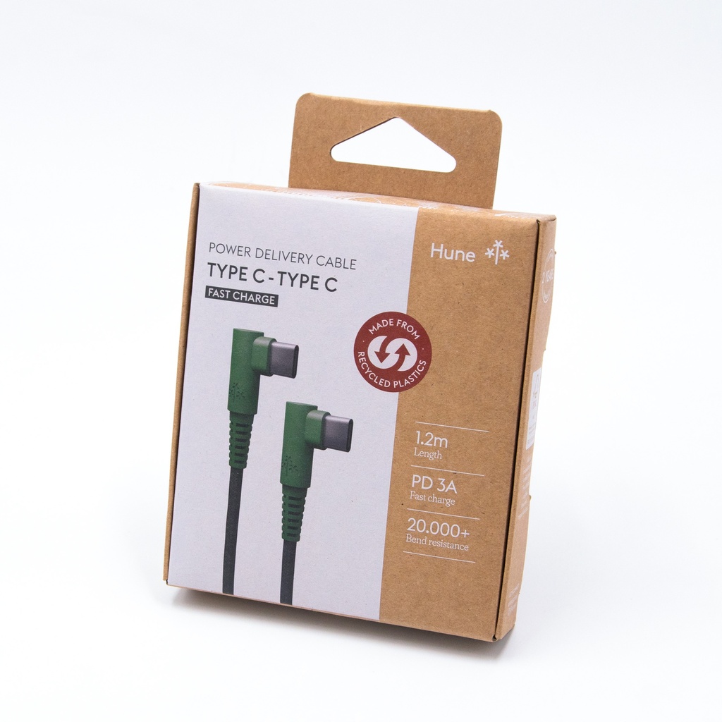 Cavo Hune 90° Type-C - Type-C in tessuto 1.2 metri