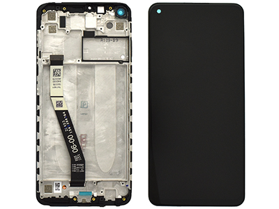 [XRN9DSON] Xiaomi Redmi Note 9 Service Pack LCD + Touchscreen + Frame Black