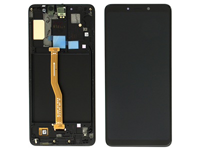 [SG00A9DSON] Samsung Galaxy A9 Service Pack LCD + Touchscreen + Frame + Altoparlante Nero GH82 - 18308A