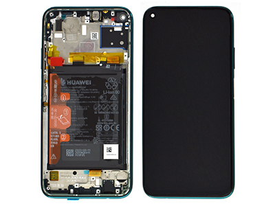 [HWHP4LDSOV] Huawei P40 Lite LCD + Touchscreen + Frame Verde