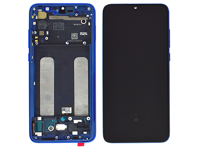 [XM009LDSCB] Xiaomi MI 9 Lite LCD + Touchscreen + Frame + Tasti Laterali Aurora Blue