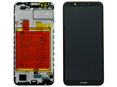 [HWHY78DSON] Huawei Y7 LCD + Touchscreen + Frame Nero