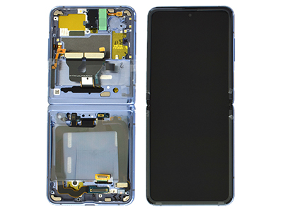 [SGZFLPDSON] Samsung Galaxy Z Flip Service Pack LCD + Touchscreen + Frame Nero GH82 - 22215A