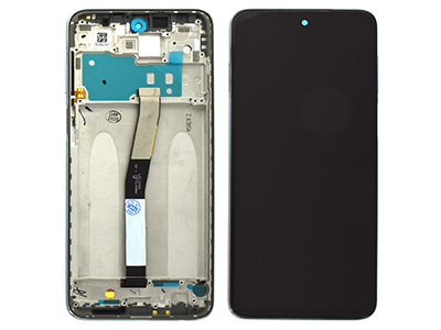 [XMRN9PDSGWC] Xiaomi Redmi Note 9 Pro LCD + Touch Screen + Frame Glacier White