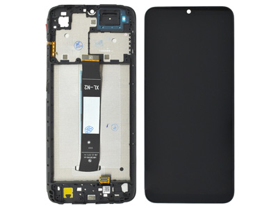 [XR00A2DSCN] Xiaomi Redmi A2 LCD + Touch Screen + Frame + Switch Tasti Laterali Black