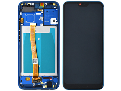 [HN0010DSCB] Honor Honor 10 LCD + Touchscreen + Frame + Tasti Laterali Blue