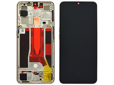 [OPFIX2LTDSO] Oppo Find X2 Lite LCD + Touchscreen + Frame + Tasti Laterali + Vibrazione Pearl White