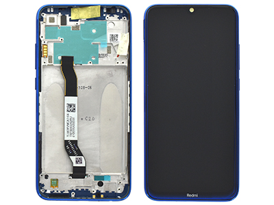 [XMRN8DSONB] Xiaomi Redmi Note 8 LCD + Touchscreen + Frame Neptune Blu