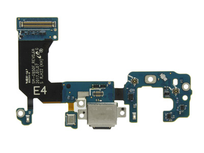 [SG00S8CRC] Samsung Galaxy S8 Flat Cable + Plug In + Microfono