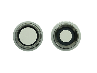 [IP0011CCSC] Apple iPhone 11 Cover Camera + Vetrino Silver Kit 2 pz.(Eco Store)