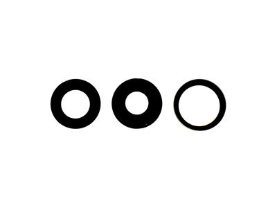 [IP013PVCC] Apple iPhone 13 Pro Kit Vetrino Camera Posteriore 3Pz.