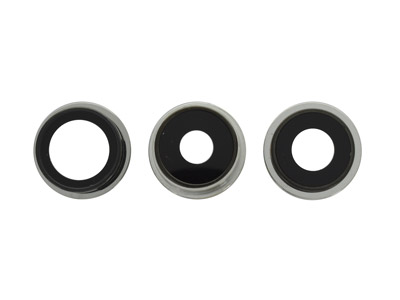 [IP13PMACC] Apple iPhone 13 Pro Max Anello Esterno Camera Posteriore Kit 3 Camere White